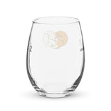 Stubborn Shiba Co - Stemless wine glass