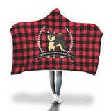 Stubborn Shiba - Plaid Hooded Blankets - Stubborn Shiba Co