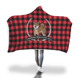 Stubborn Shiba - Plaid Hooded Blankets - Stubborn Shiba Co