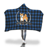 Stubborn Shiba - Plaid Hooded Blankets - Stubborn Shiba Co