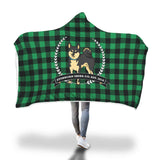 Stubborn Shiba - Plaid Hooded Blankets - Stubborn Shiba Co