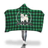 Stubborn Shiba - Plaid Hooded Blankets - Stubborn Shiba Co