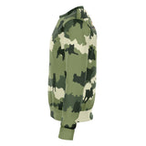 Shiba Green Camo - Crewneck Sweatshirt