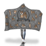 Stubborn Shiba - Hooded Blanket