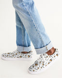 8 Bit Stubborn Shiba - Men's Lace Up Canvas Shoe