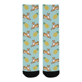 Shiba Inu Socks - Pineapple - Stubborn Shiba Co