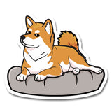 Judgemental Shibe - Die Cut Stickers - Stubborn Shiba Co