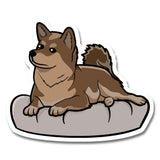 Judgemental Shibe - Die Cut Stickers - Stubborn Shiba Co