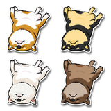 Sleepy Shiba - Die Cut Stickers - Stubborn Shiba Co