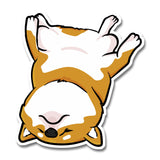 Sleepy Shiba - Die Cut Stickers - Stubborn Shiba Co