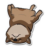 Sleepy Shiba - Die Cut Stickers - Stubborn Shiba Co