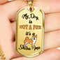 My dog is NOT A FOX it's a Shiba Inu - Dog Tag - Stubborn Shiba Co