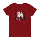 Stubborn Shiba Co - Cream Shiba - Women's short sleeve t-shirt