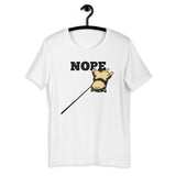 Nope - Black & Tan Shiba - Short-Sleeve Unisex T-Shirt
