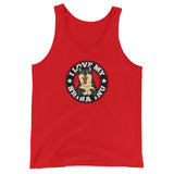 I love my Black and Tan Shiba Inu - Unisex  Tank Top - Stubborn Shiba Co