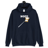 Red Shiba Nope - Hooded Sweatshirt