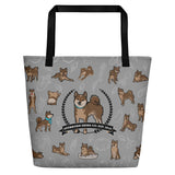 Stubborn Shiba - Beach / Shopping Tote - Stubborn Shiba Co