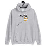 Red Shiba Nope - Hooded Sweatshirt