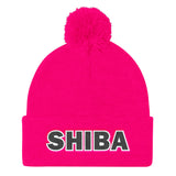 Shiba Pom Pom Knit Cap - Stubborn Shiba Co