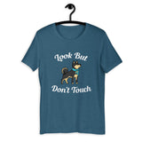 Look But Don't Touch - Blcak & Tan Shiba - Short-Sleeve Unisex T-Shirt