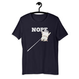 Nope - Cream Shiba- Short-Sleeve Unisex T-Shirt