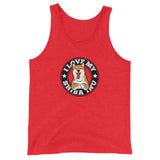 I love my Red Shiba Inu - Unisex  Tank Top - Stubborn Shiba Co