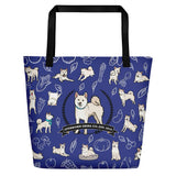 Stubborn Shiba - Beach / Shopping Tote - Stubborn Shiba Co
