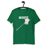 Nope - Cream Shiba- Short-Sleeve Unisex T-Shirt