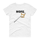 Nope - Red Shiba - Women's short sleeve t-shirt