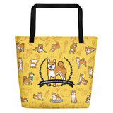 Stubborn Shiba - Beach / Shopping Tote - Stubborn Shiba Co