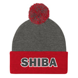 Shiba Pom Pom Knit Cap - Stubborn Shiba Co