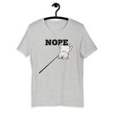 Nope - Cream Shiba- Short-Sleeve Unisex T-Shirt
