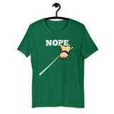 Nope - Black & Tan Shiba - Short-Sleeve Unisex T-Shirt