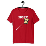 Nope - Black & Tan Shiba - Short-Sleeve Unisex T-Shirt