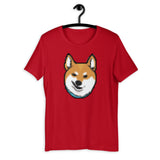 8 Bit Red Shiba - Short-Sleeve Unisex T-Shirt
