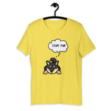 Escape Plan - Black & Tan Shiba - Short-Sleeve Unisex T-Shirt