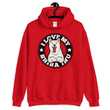 I LOVE MY CREAM SHIBA INU - Hooded Sweatshirt