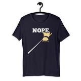 Nope - Black & Tan Shiba - Short-Sleeve Unisex T-Shirt
