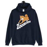 Zoomies!! Red Shiba - Hooded Sweatshirt