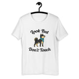 Look But Don't Touch - Blcak & Tan Shiba - Short-Sleeve Unisex T-Shirt