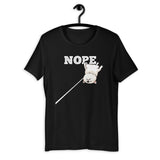 Nope - Cream Shiba- Short-Sleeve Unisex T-Shirt
