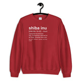 Shiba Inu Definition - Unisex Sweatshirt