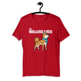 The Walking Shed - Red Shiba - Short-Sleeve Unisex T-Shirt
