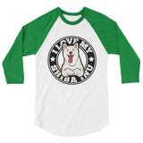 I LOVE MY SHIBA INU 3/4 sleeve raglan shirt - Stubborn Shiba Co