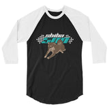 Sesame Shiba 500 3/4 sleeve raglan shirt - Stubborn Shiba Co