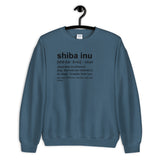 Shiba Inu Definition - Unisex Sweatshirt
