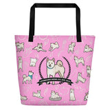 Stubborn Shiba - Beach / Shopping Tote - Stubborn Shiba Co