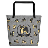 Stubborn Shiba - Beach / Shopping Tote - Stubborn Shiba Co