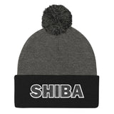 Shiba Pom Pom Knit Cap - Stubborn Shiba Co