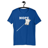 Nope - Cream Shiba- Short-Sleeve Unisex T-Shirt